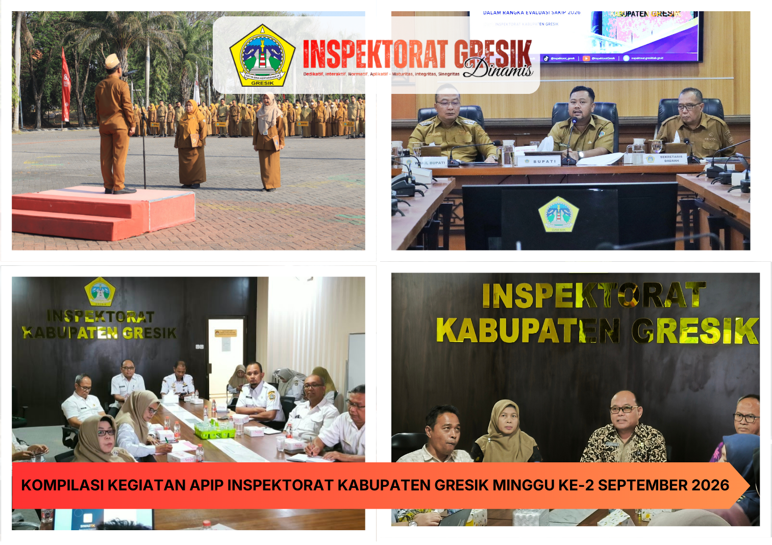 KOMPILASI KEGIATAN APIP INSPEKTORAT KABUPATEN GRESIK MINGGU KE-2 SEPTEMBER 2026